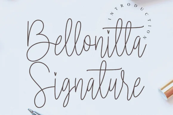 Bellonitta Signature Font by Creativewhitee — Script Handwritten Font