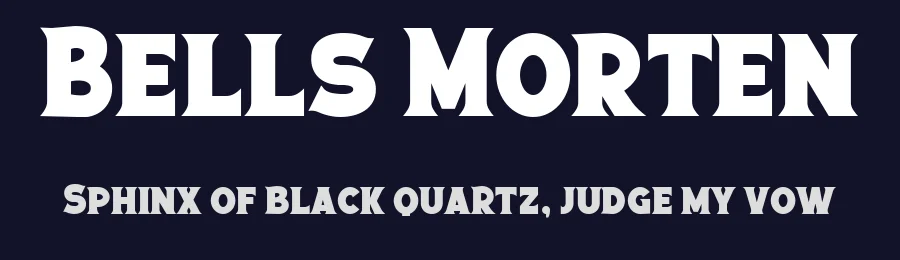Bells Morten by Blankids — Decorative Font — thumbnail 2