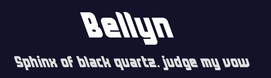 Bellyn by Display Studio — Sans Serif Font — thumbnail 2