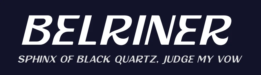 Belriner by Denustudios — Sans Serif Font — thumbnail 2