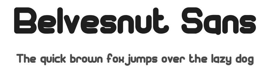 Belvesnut Sans