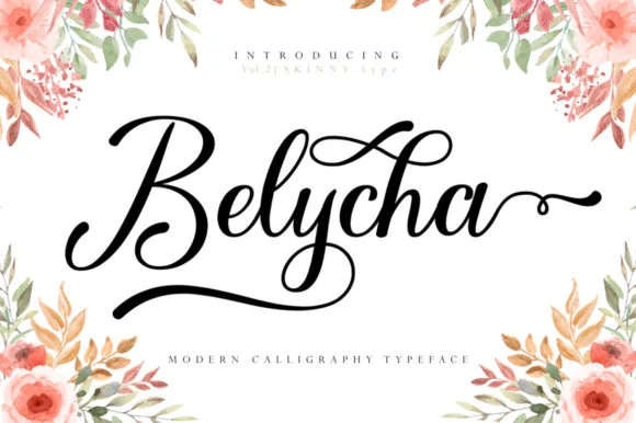 Belycha Font by Skinny type β Script Handwritten Font
