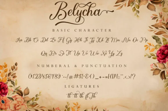 Belycha Font by Skinny type — Script Handwritten Font — thumbnail 6