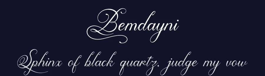 Bemdayni by Denustudios — Script Handwritten Font — thumbnail 2