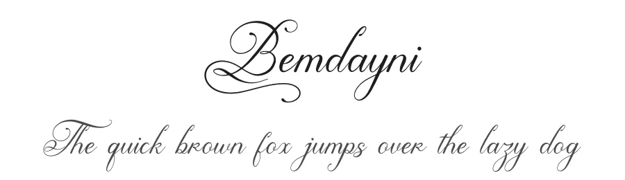 Bemdayni by Denustudios — Script Handwritten Font