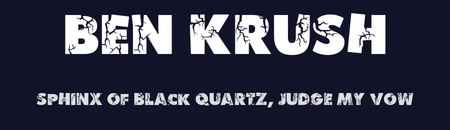 Ben Krush by Bazhen Yurchenko — Decorative Font — thumbnail 2
