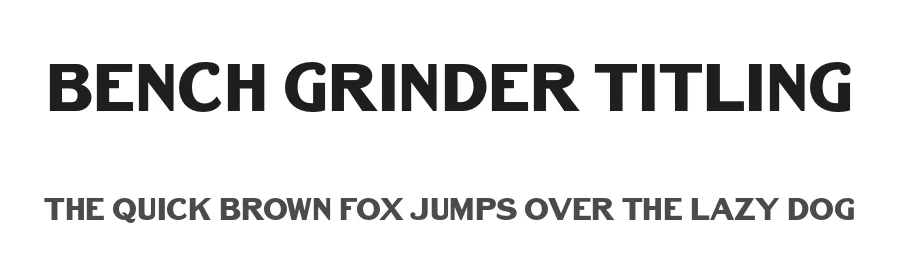 Bench Grinder Titling