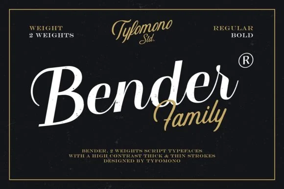 Bender Font by wahyupribadi — Serif Font