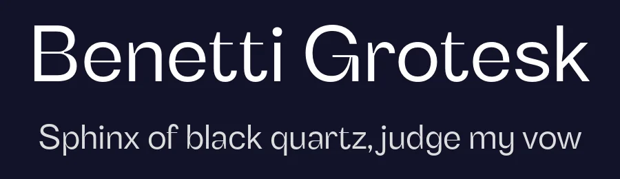 Benetti Grotesk by Craft Supply Co. — Sans Serif Font — thumbnail 2