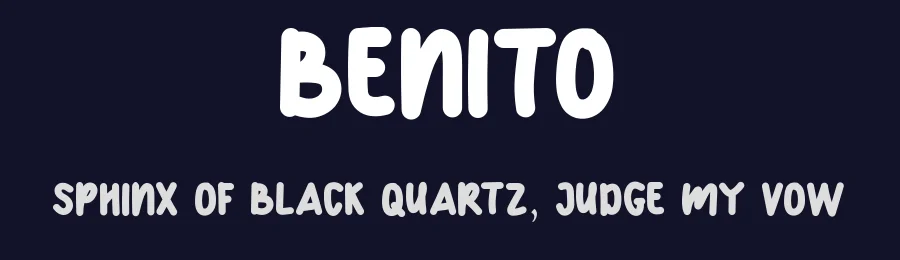 Benito by NanaNissa — Decorative Font — thumbnail 2
