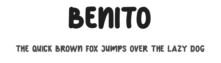 Benito by NanaNissa β Decorative Font