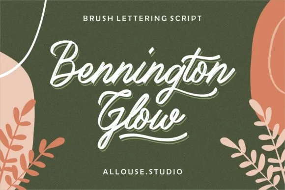 Bennington Glow Font by allouse.studio β Script Handwritten Font