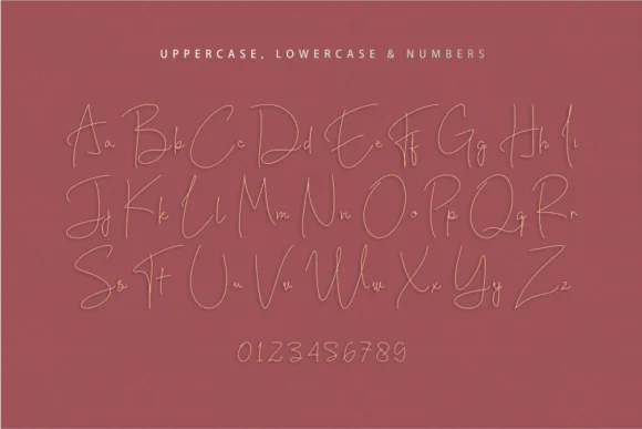 Bente Font by arukidz.fl — Script Handwritten Font — thumbnail 5