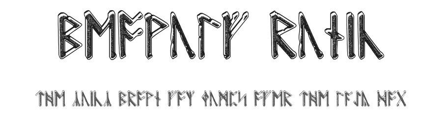 Beowulf Runic by Samyuli — Dingbats Font