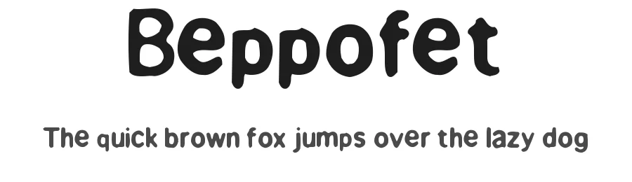 Beppofet by Ultraboy — Decorative Font