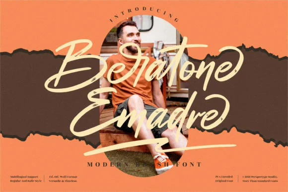 Beratone Emadre Font by Perspectype — Script Handwritten Font