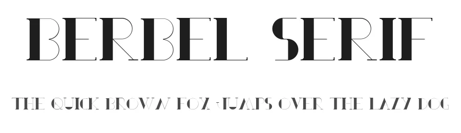 Berbel Serif