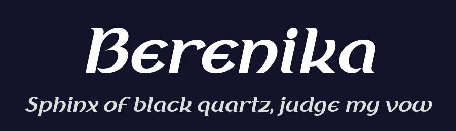 Berenika by Wojciech Kalinowski — Blackletter Font — thumbnail 2