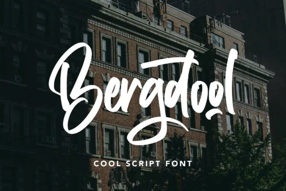Bergdool Font by Arendxstudio — Script Handwritten Font