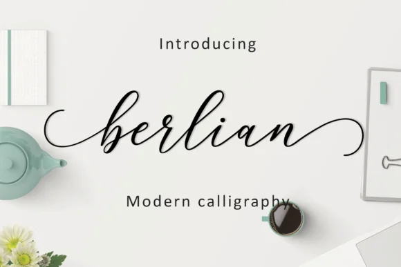 Berlian Script Font by Amarlettering — Script Handwritten Font