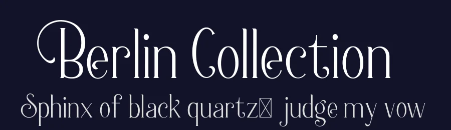 Berlin Collection by HansCo — Decorative Font — thumbnail 2