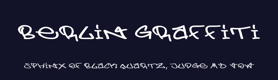 Berlin Graffiti by Ole Neumann — Script Handwritten Font — thumbnail 2