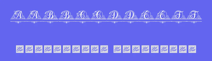 Berlin Monogram by zainstudio — Decorative Font — thumbnail 3