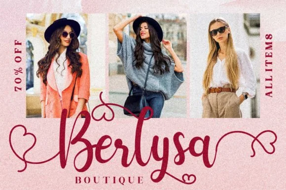 Berlysa Font by Letterena Studios — Script Handwritten Font — thumbnail 9