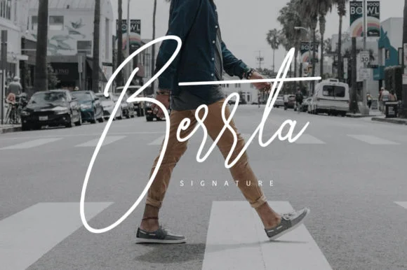 Berrta Font by Maulana Creative — Script Handwritten Font