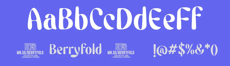 Berryfold by Måns Grebäck — Decorative Font — thumbnail 3