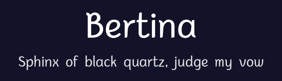 Bertina by 611 Studio — Sans Serif Font — thumbnail 2