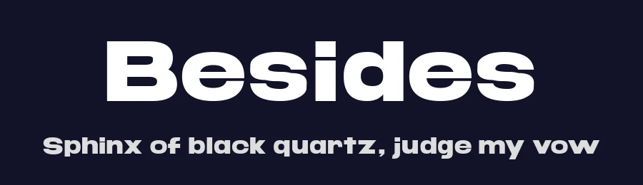 Besides by Fikryal studio — Sans Serif Font — thumbnail 2