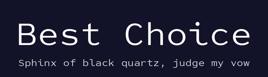 Best Choice by Dharma Type — Sans Serif Font — thumbnail 2