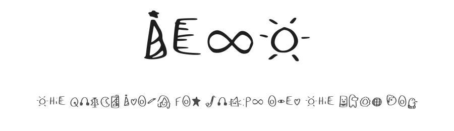 Best by R — Dingbats Font