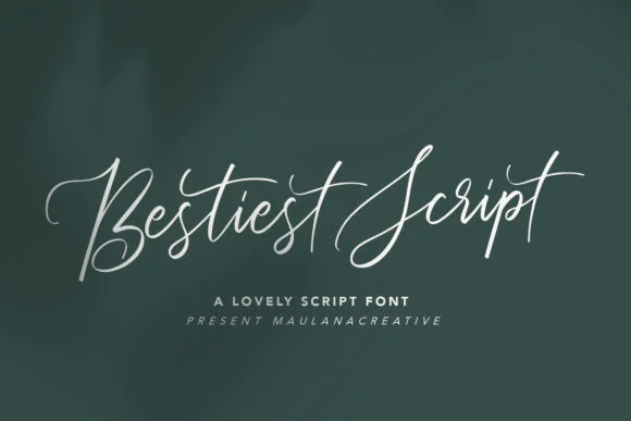 Bestiest Script Font by Maulana Creative — Script Handwritten Font