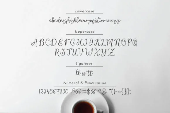 Besttea Font by etigletters — Script Handwritten Font — thumbnail 2