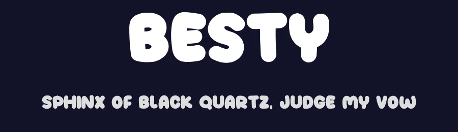 Besty by Khurasan — Decorative Font — thumbnail 2