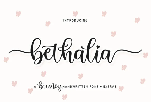 Bethalia Font by IM Studio — Script Handwritten Font
