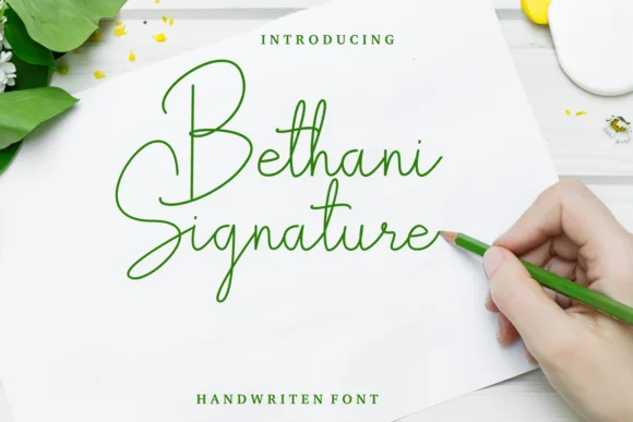 Bethani Signature Font by alanstudio99 — Script Handwritten Font