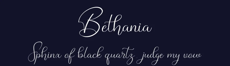 Bethania by Haffa Studio — Script Handwritten Font — thumbnail 2