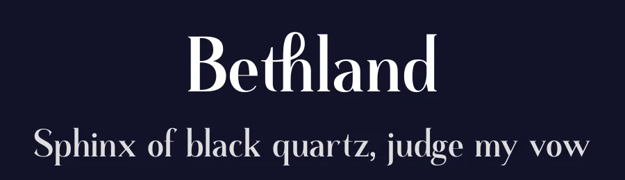 Bethland by Storytype Studio — Serif Font — thumbnail 2