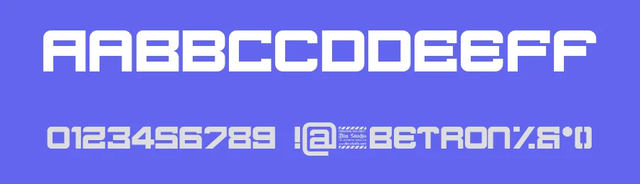 Betron by Din Studio — Display Font — thumbnail 3