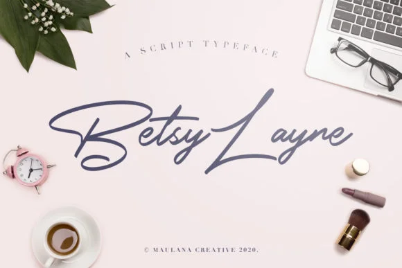 Betsy Layne Font by Maulana Creative — Script Handwritten Font