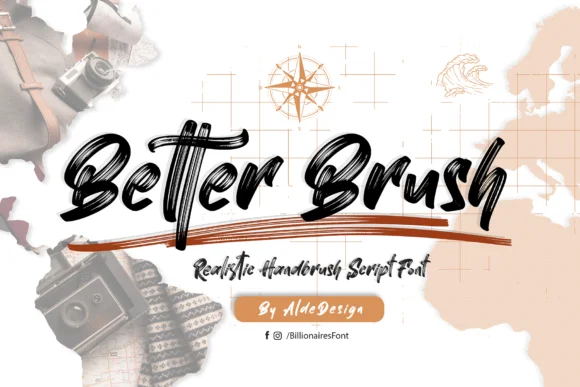 Better Brush Font by aldedesign — Script Handwritten Font