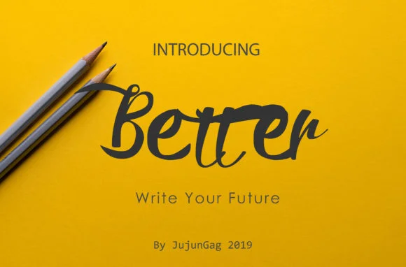Better Font by Nerdstudio by Nerdstudio β Script Handwritten Font