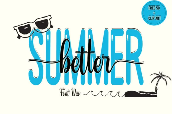 Better Summer Font by soderi graphicslide — Script Handwritten Font