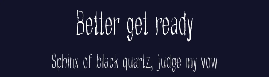Better get ready by Juha Korhonen — Script Handwritten Font — thumbnail 2