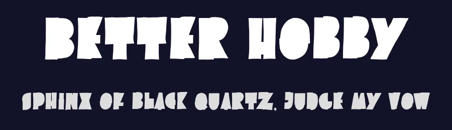 Better Hobby by Letterhend Studio — Decorative Font — thumbnail 2