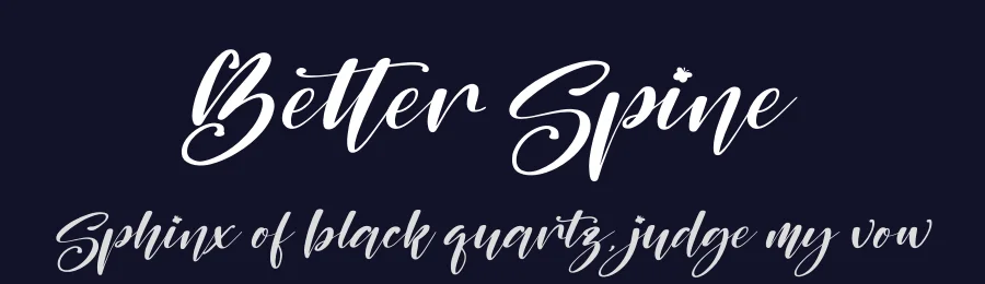 Better Spine by Perspectype Studio - Letterena.com — Script Handwritten Font — thumbnail 2