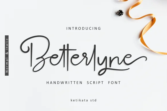 Betterlyne Script Font by Ketikata Studio — Script Handwritten Font
